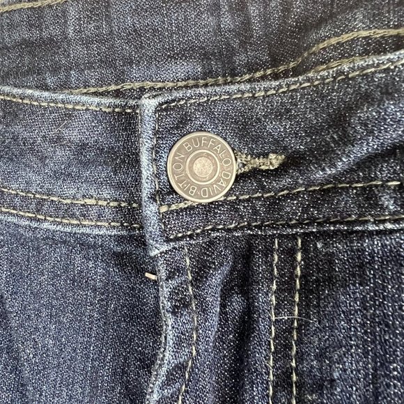 BUFFALO DAVID BITTON Dark Wash Driven-X Basic Straight Stretch Denim Jeans Size - Picture 4 of 11